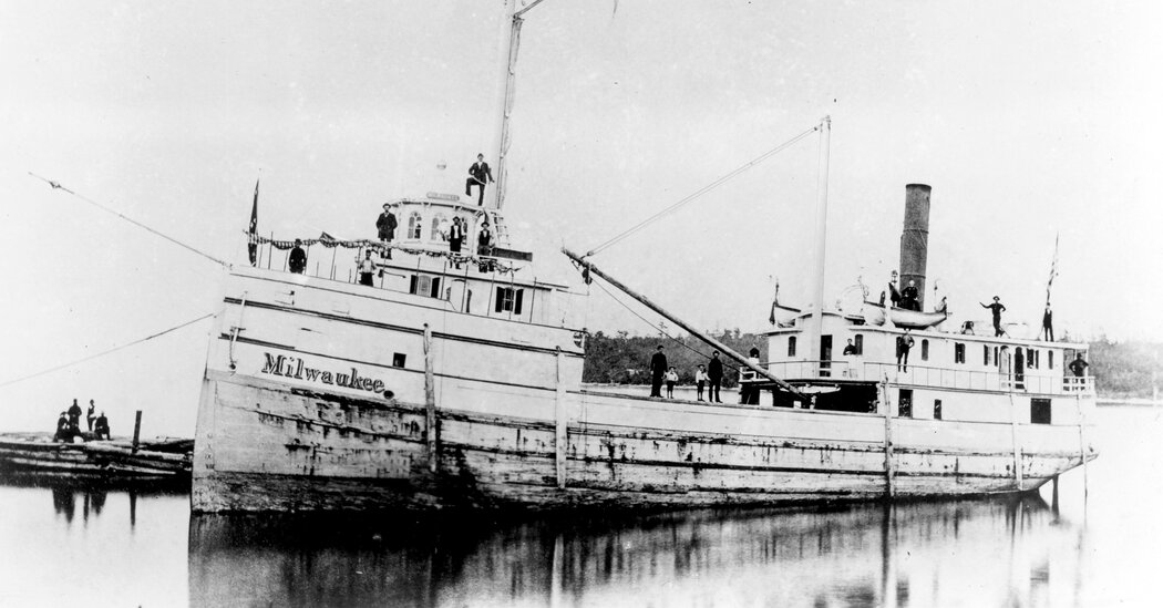 Vecchi articoli di giornale offrono indizi sul naufragio del XIX secolo nel lago Michigan