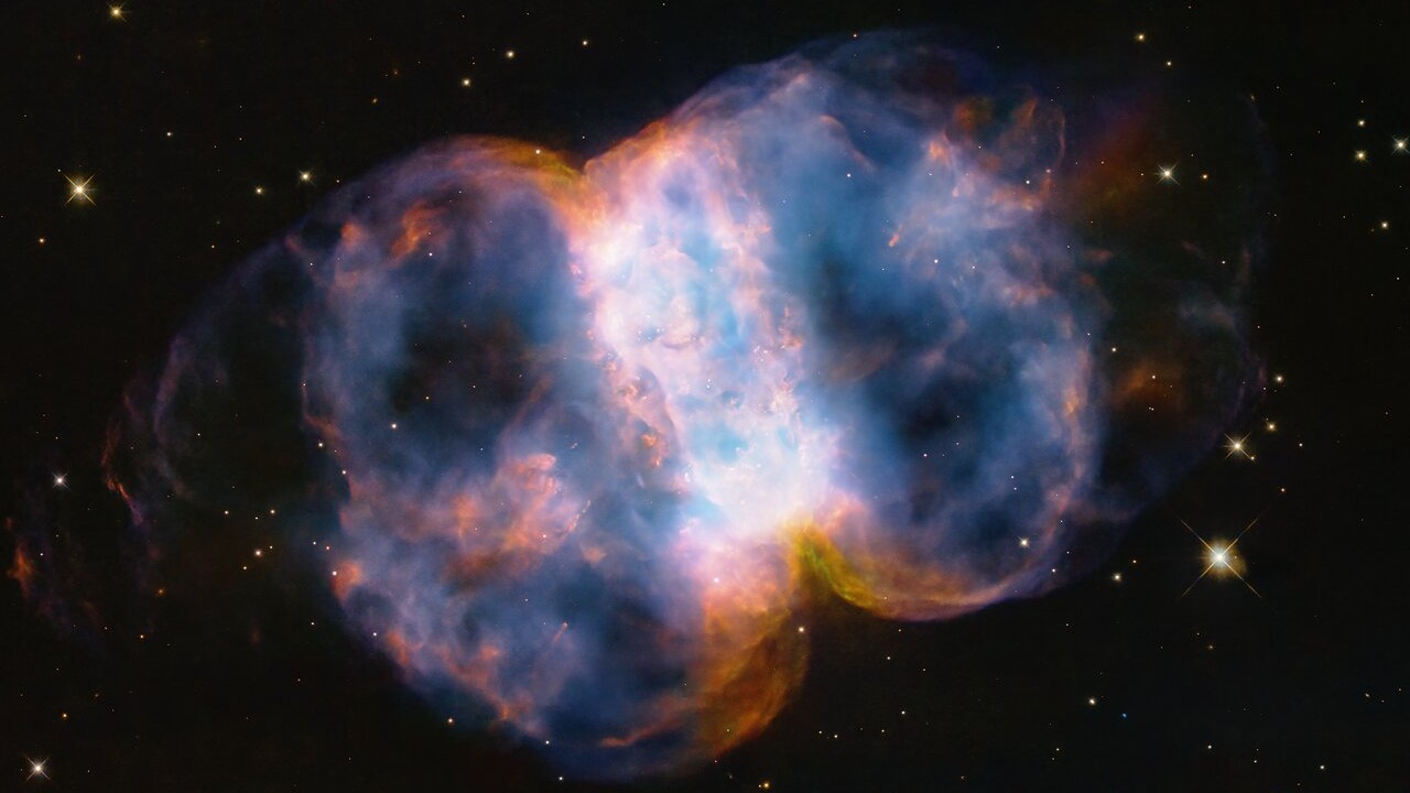 Foto spaziale della settimana: la piccola Nebulosa Manubrio organizza una festa sfrenata per il 34° anniversario del telescopio Hubble