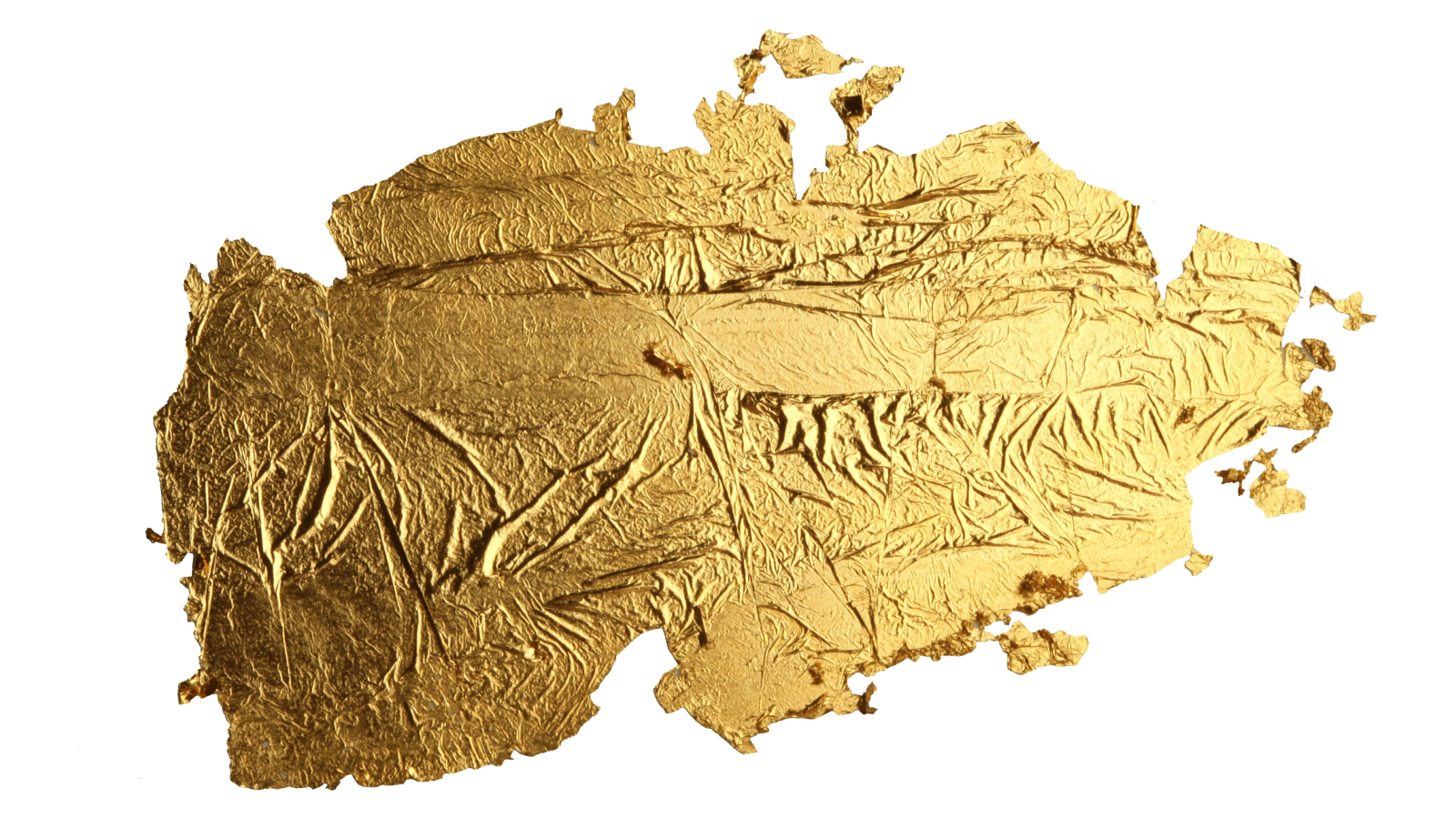 La foglia d’oro più sottile del mondo, soprannominata “goldene”, ha uno spessore di solo 1 atomo